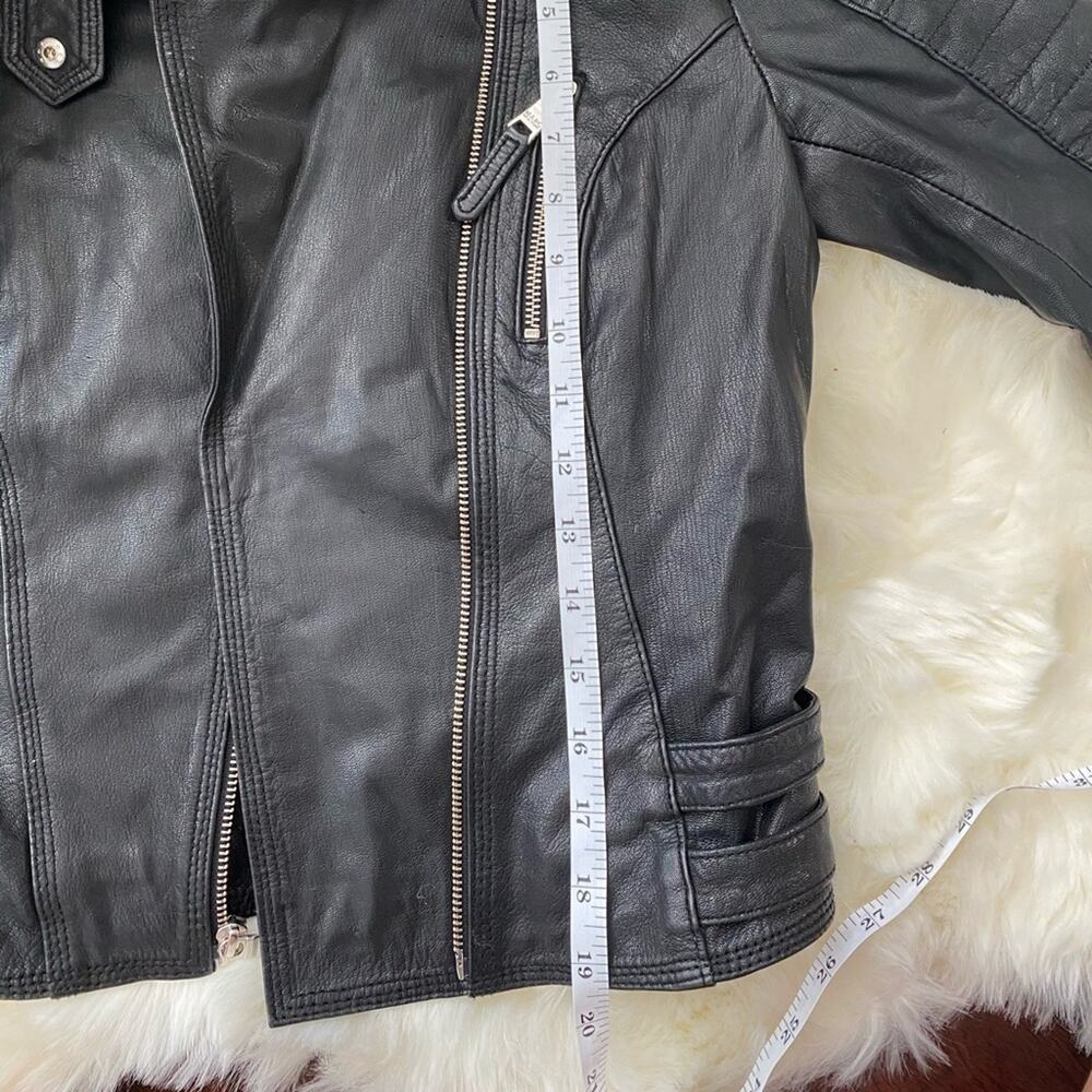 Classic Moto Jacket Genuine Leather - Picture 5 of 8